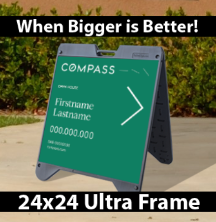Picture for category Compass Special Area Open House Black Ultra A-Frame 24"x24"