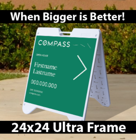 Picture for category Compass Special Area Open House White Ultra A-Frame 24"x24"