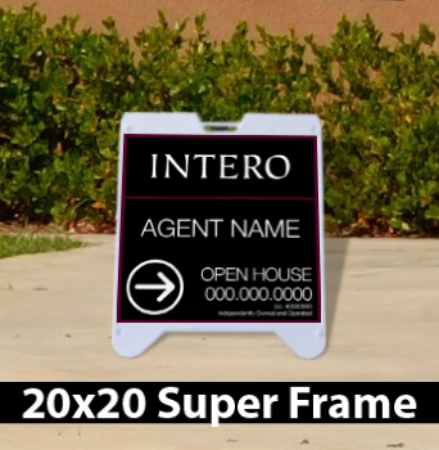 Picture for category Intero Franchise Open House White Super A-Frame 20"x20"