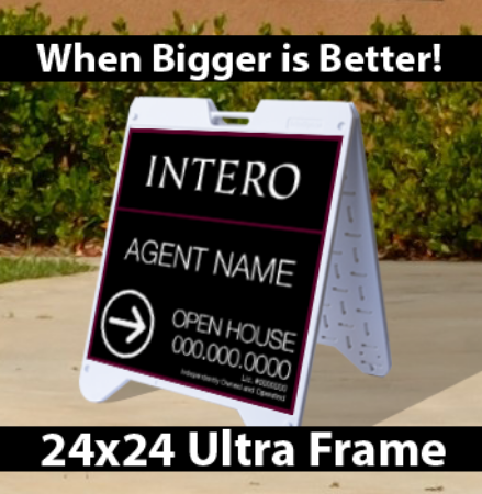 Picture for category Intero Franchise Open House White Ultra A-Frame 24"x24"
