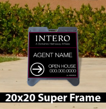 Picture for category Intero Corporate Open House Black Super A-Frame 20"x20"