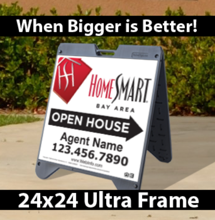 Picture for category HomeSmart Open House Black Ultra A-Frame 24"x24"