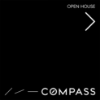 Picture of Compass 24"x24" O.H. Black Ultra Frame - Black Sign C