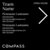 Picture of Compass 20"x20" O.H. Black Super Frame - Black Sign E