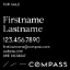 Picture of Compass Condo - Black Sign A