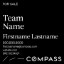 Picture of Compass Condo - Black Sign B