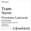 Picture of Compass Condo - White Sign B