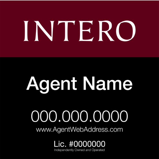 Picture of [OLD] INTERO 24"x24" IFS Yard Sign - Classic