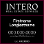 Picture of INTERO 18"x18" RES Condo Sign - Two Line